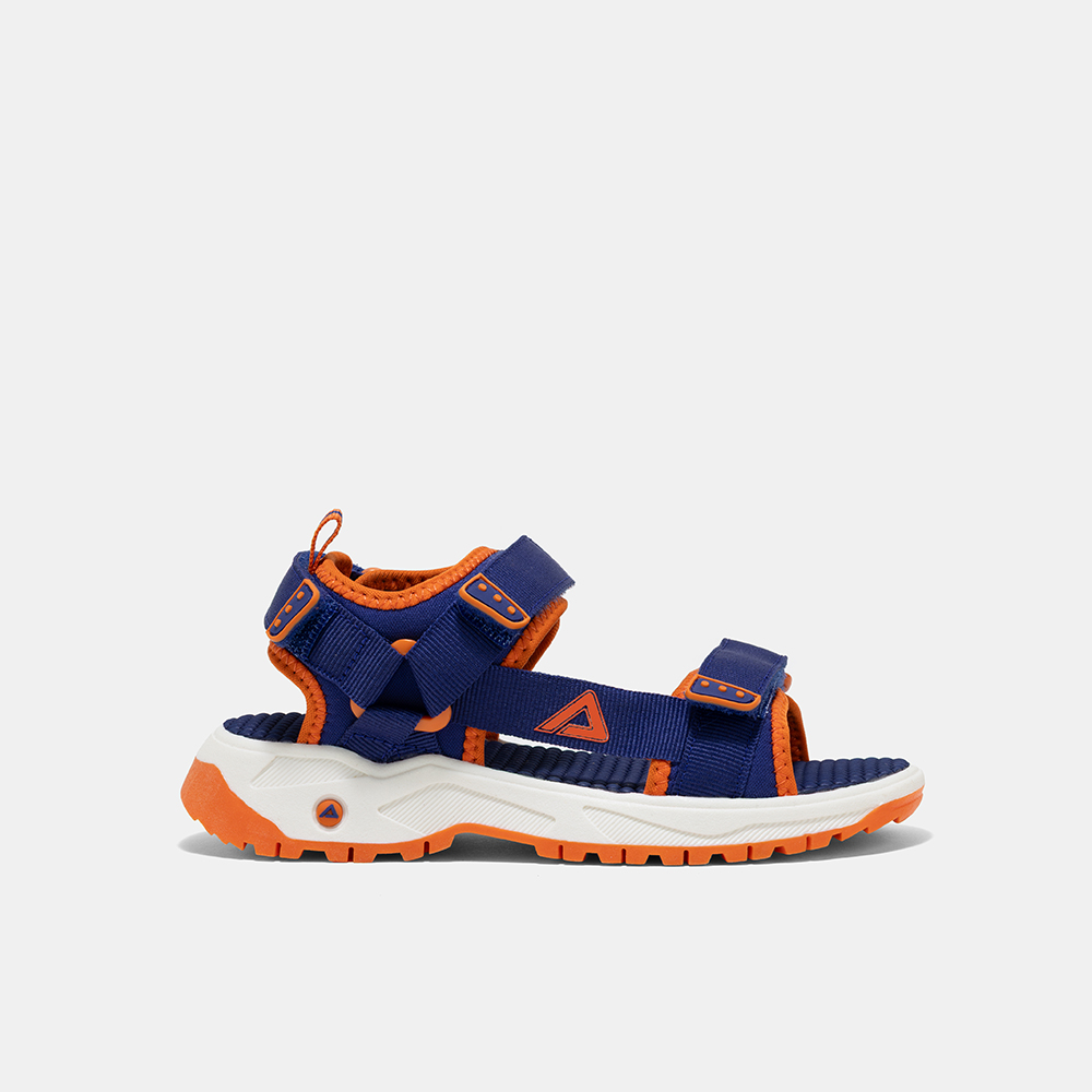 Amica - Boys Kids Sandals - Navy Blue/Orange