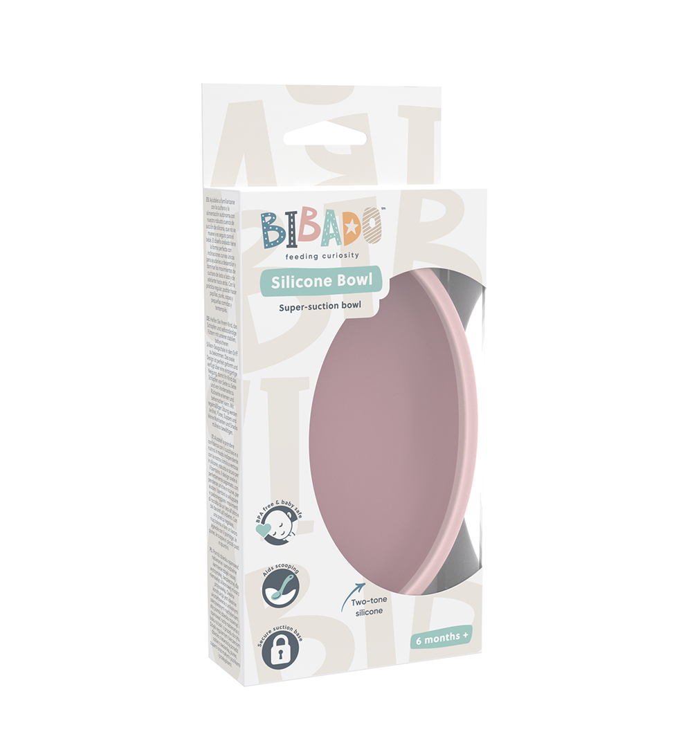 Bibado Super Suction Silicone Bowl - Blush