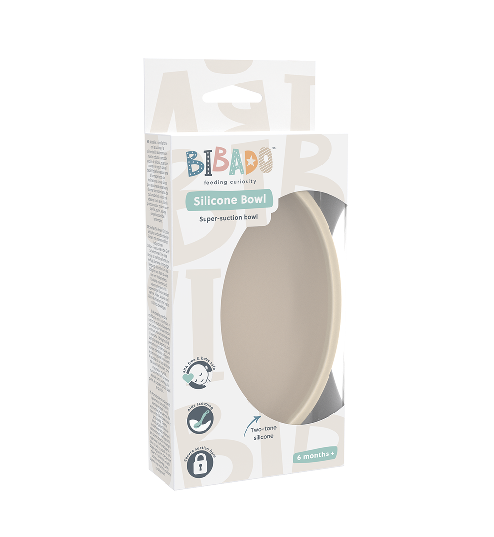 Bibado Super Suction Silicone Bowl - Fawn