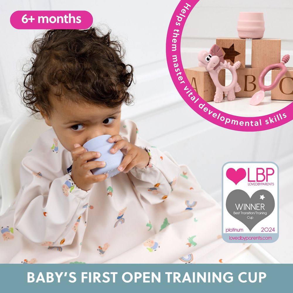 Bibado - Sippit Silicone Training Cup Set - Mist - 2 Pcs - 35ml