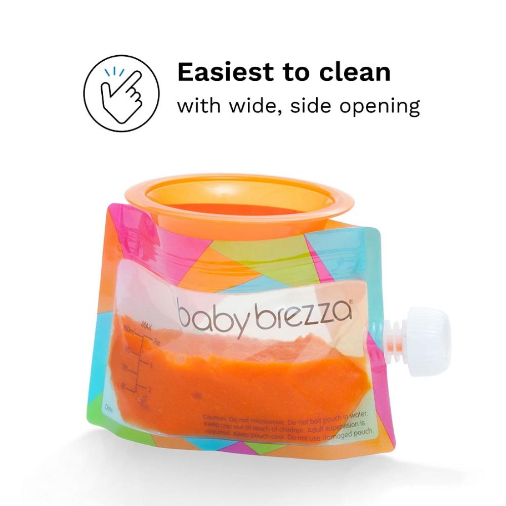 Baby Brezza Reusable Food Pouches 10 Pack
