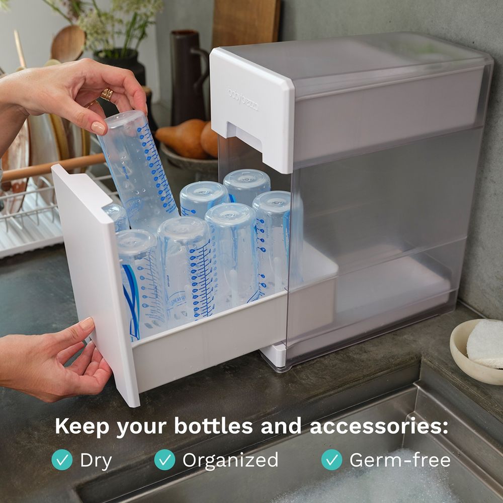 Baby Brezza - Covered Drying Rack with Organizer