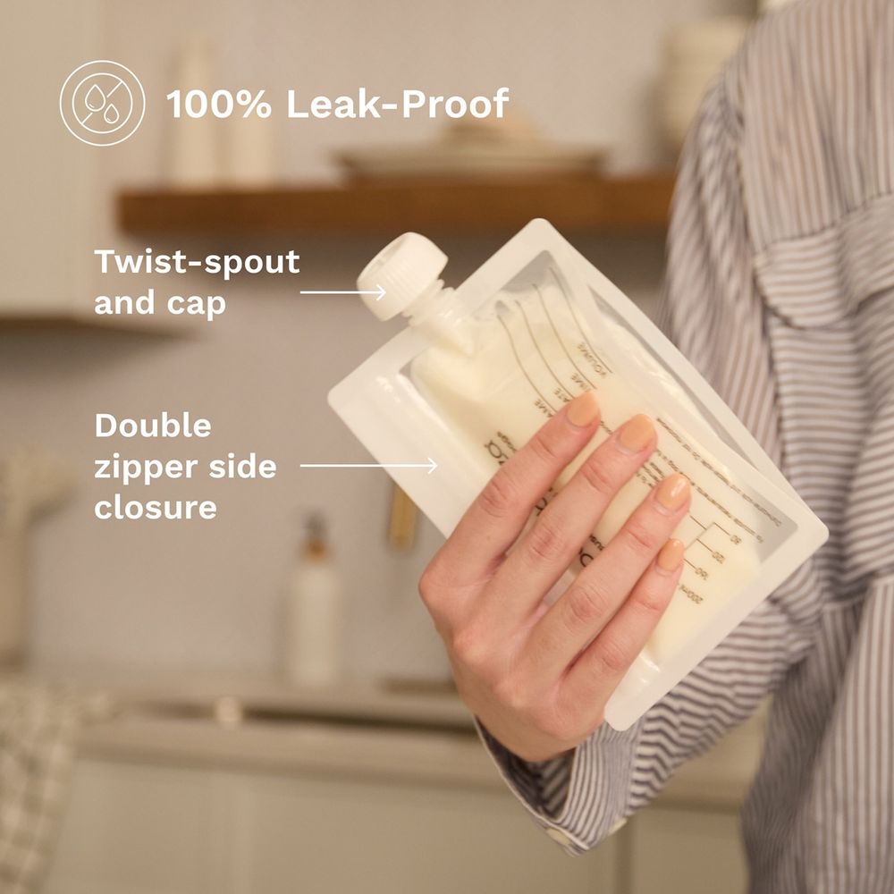 Baby Brezza - Reusable Milk Storage Bags - Pack of 10