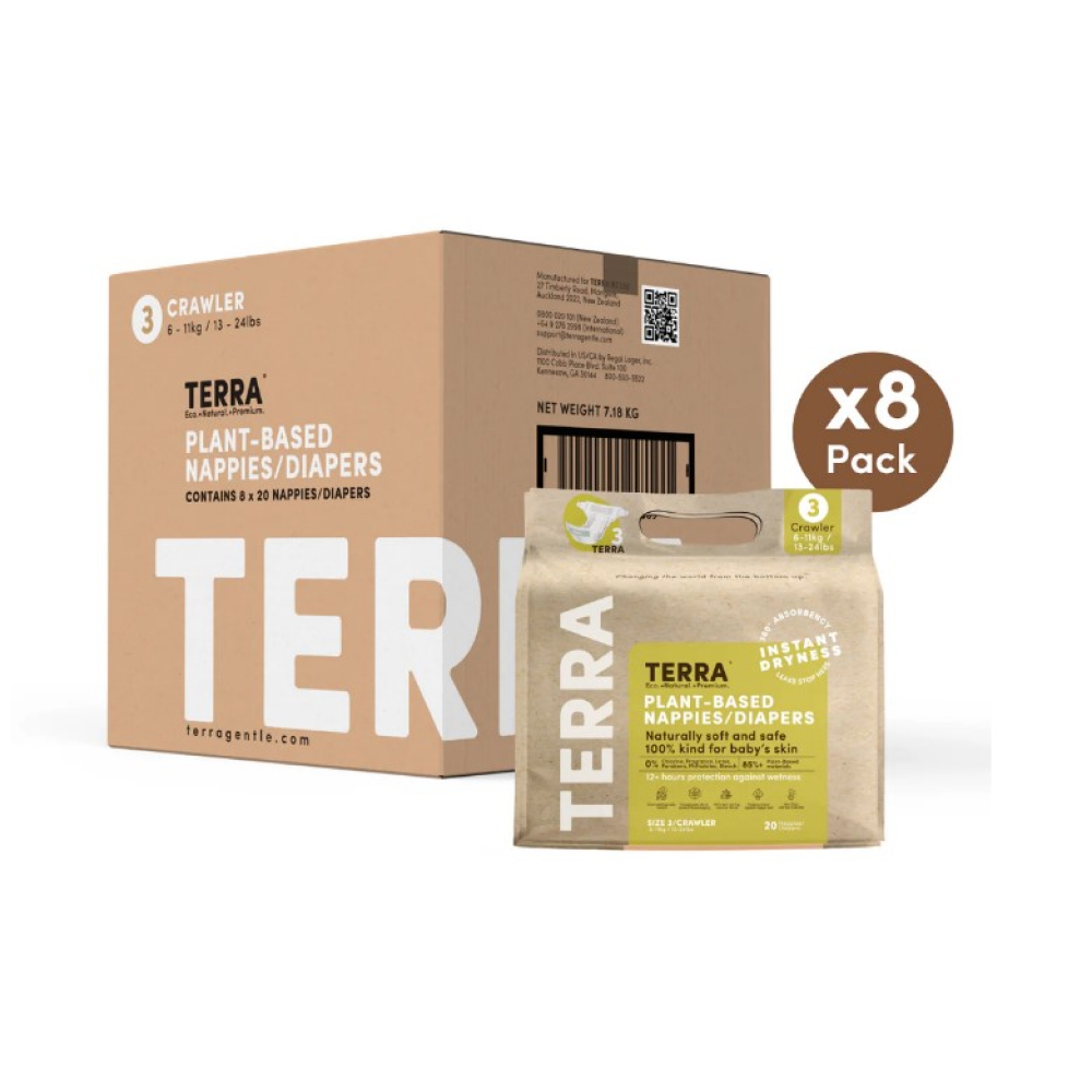 Terra - Baby Diaper Size3 - 6-11kg - Pack of 8 - 160 Pcs