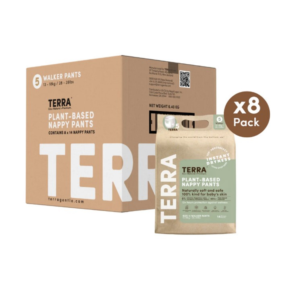Terra - Baby Diaper Size5 - 13-18kg - Pack of 8 - 128 Pcs