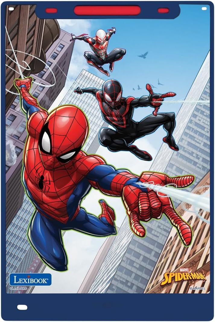 Lexibook - Spiderman Magic Slate Drawing Tablet - Red/Blue
