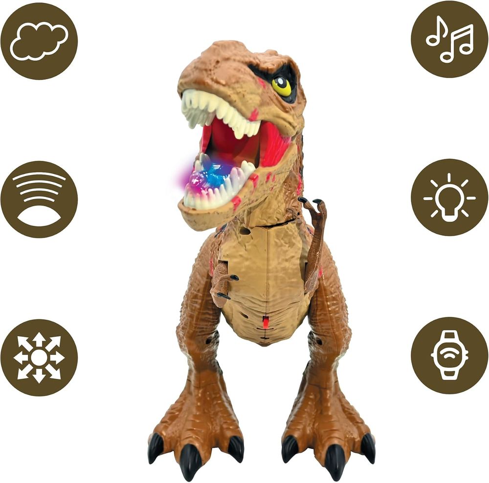 Lexibook - RC Tyrannosaurus Control Remote Control Toy - Yellow