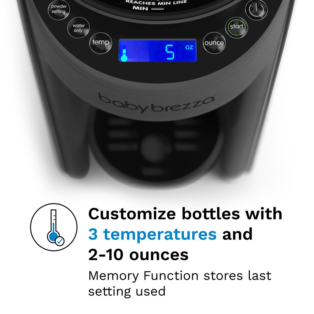 Baby Brezza - Formula Pro Advanced Formula Dispenser Machine - Charcoal