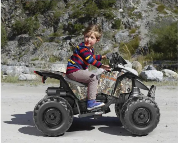 Peg Perego - Polaris Outlaw Camo Electric Ride-On Quad - 12 V