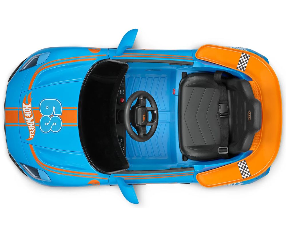 Peg Perego - Hot Wheels RC Electric Ride-On Car - Blue