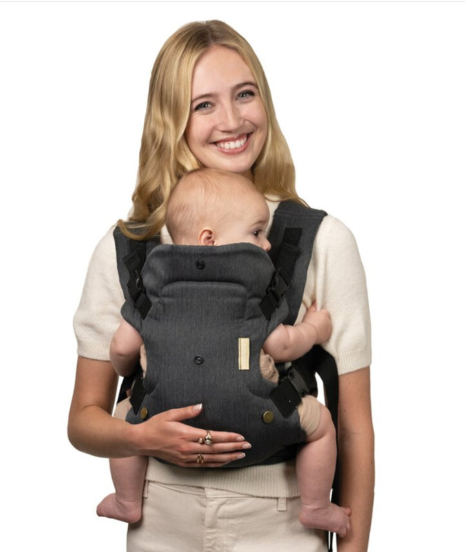 Infantino - Flip Luxe 4-In-1 Ergonomic Convertible Baby Carrier - 7-35 Lbs - Grey