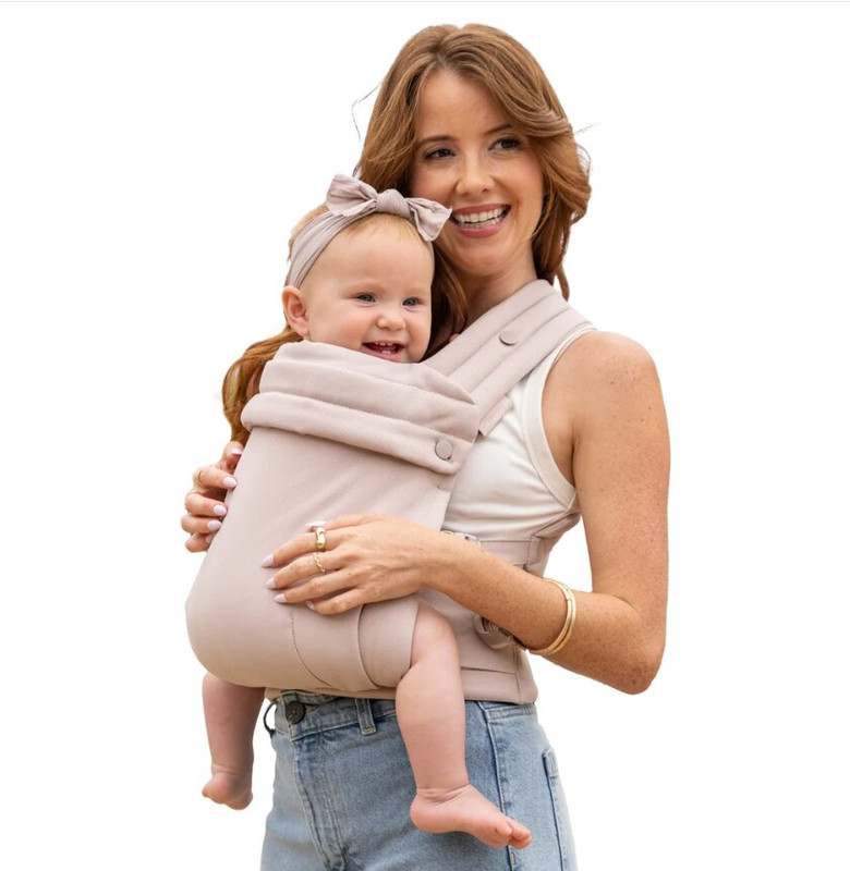 Infantino - Honey Blossom Ergonomic Baby Carrier - 7-40 Lbs -  Toasted Almond