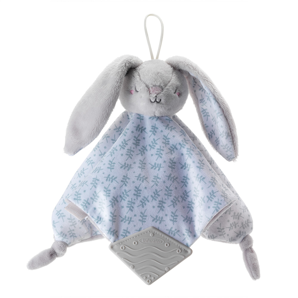 Infantino - Pacipal Teether Blanket - Puppy Grey