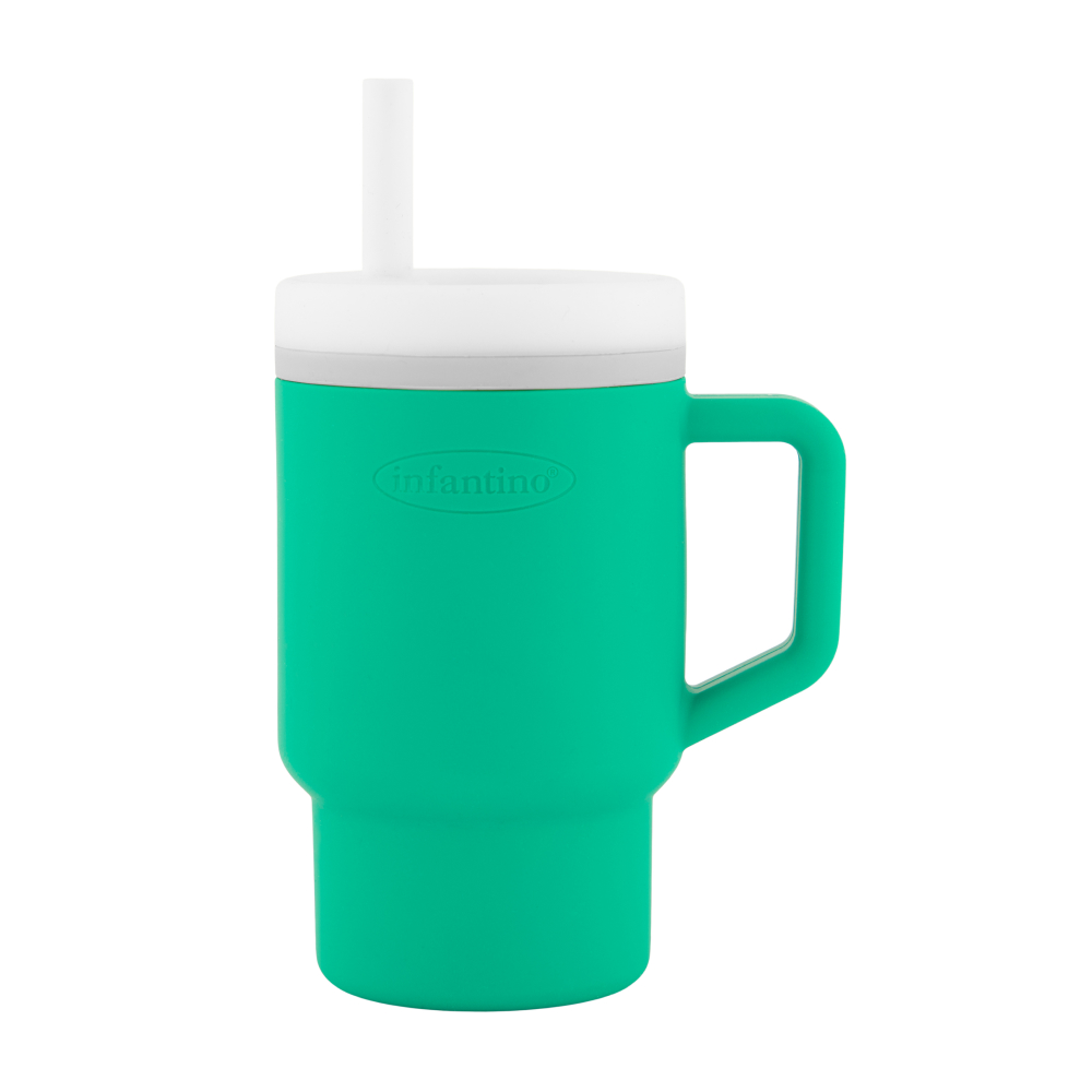 Infantino - My 1st Tumbler With Leak-Resistant Straw - Alpine Green