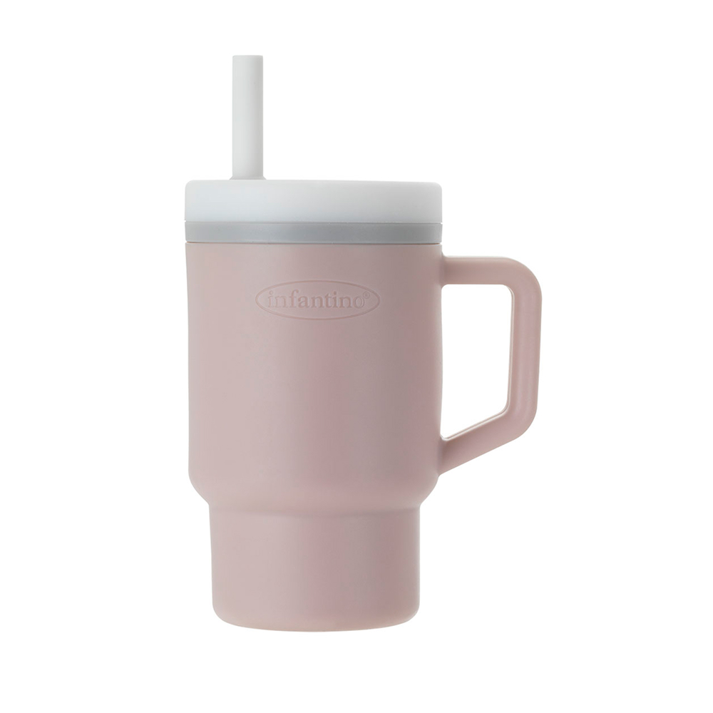 Infantino - My 1st Tumbler With Straw And Handle - Pirouette - 266ml