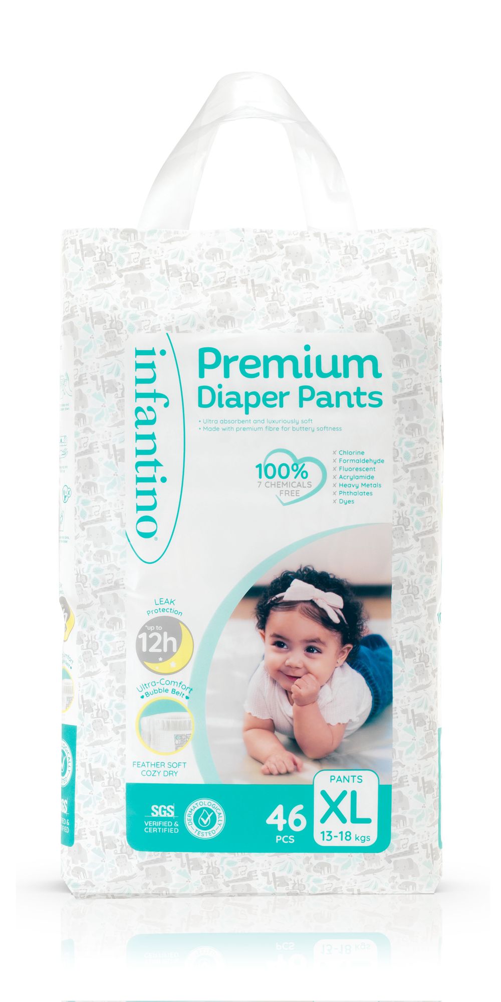 Infantino - Premium Pull-Up Pants - Super Jumbo Box - XL - 13-18 kg - 138 Pcs
