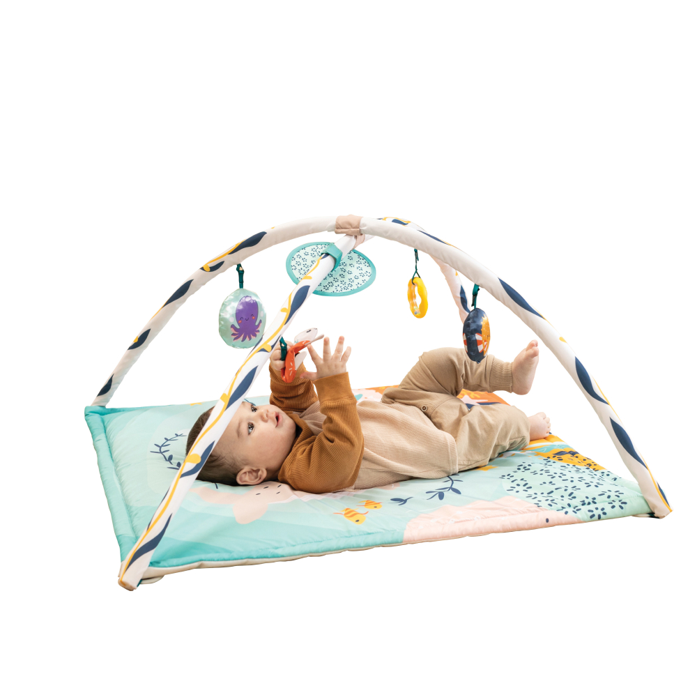 Infantino - Underwater 3-In-1 Activity Gym With Sea-themed Toys - 5 Pcs