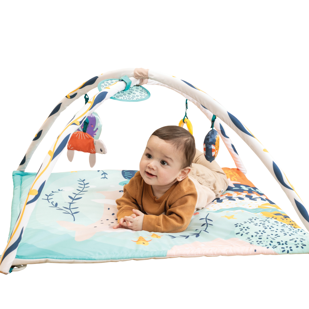 Infantino - Underwater 3-In-1 Activity Gym With Sea-themed Toys - 5 Pcs