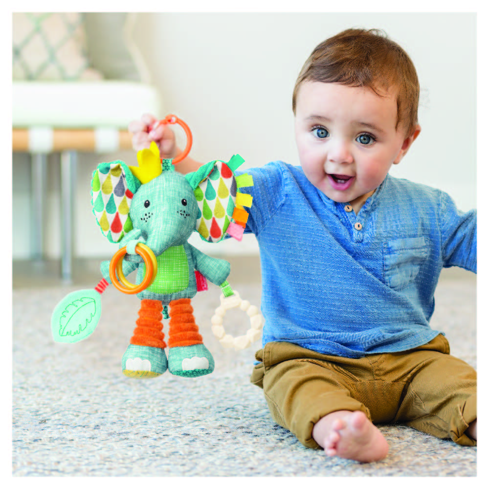 Infantino - Playtime Pal Elephant Teether Toy
