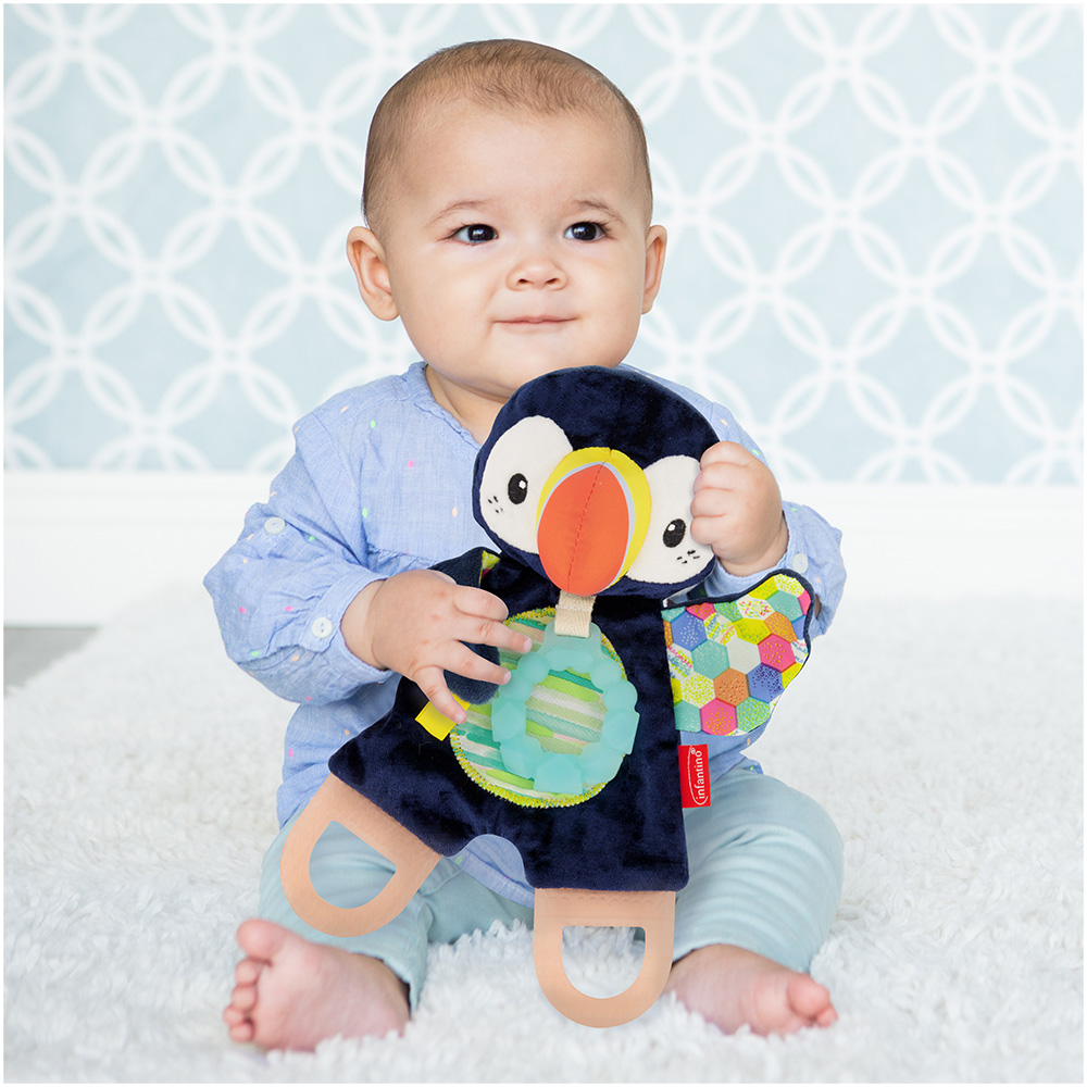 Infantino - Cuddly Puffin Teether
