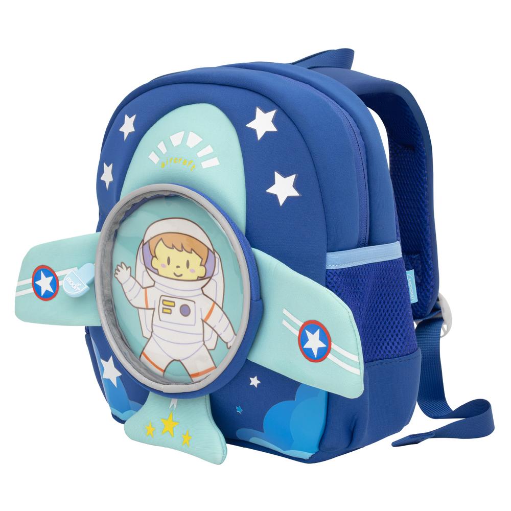 Moon - Kids Backpack Padded Straps Waterproof - Perfect For Preschool Nursery Snacks Lunchbox - Astronaut
