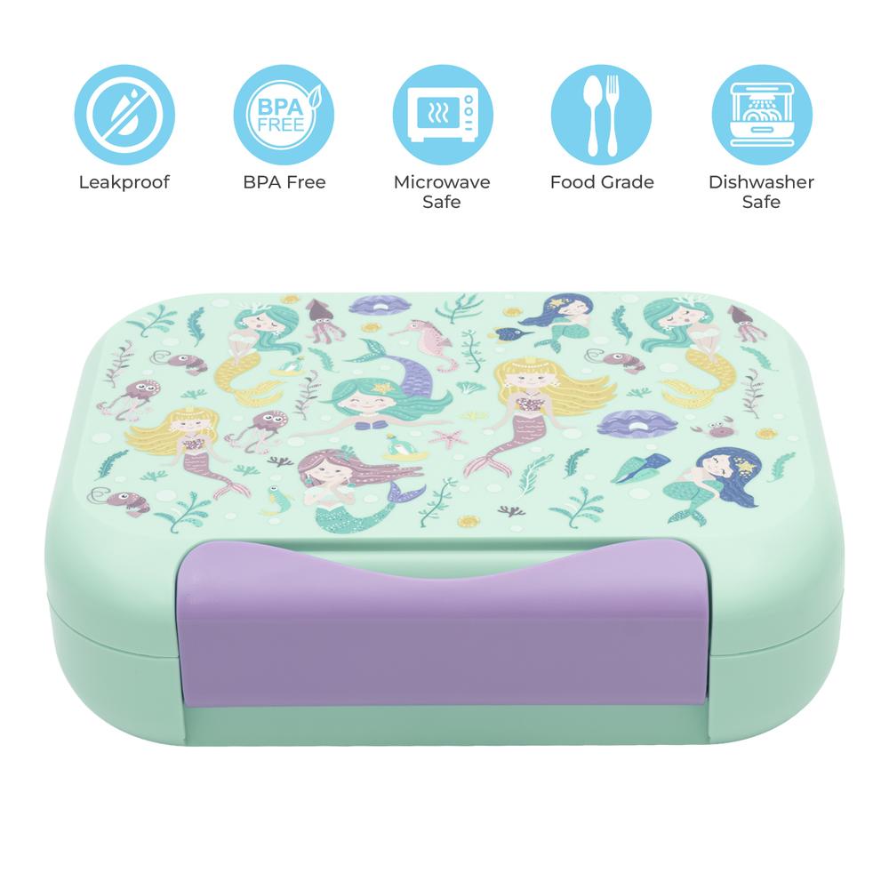 Moon - Kids' 3-Compartment Lunch Box - Mermaid