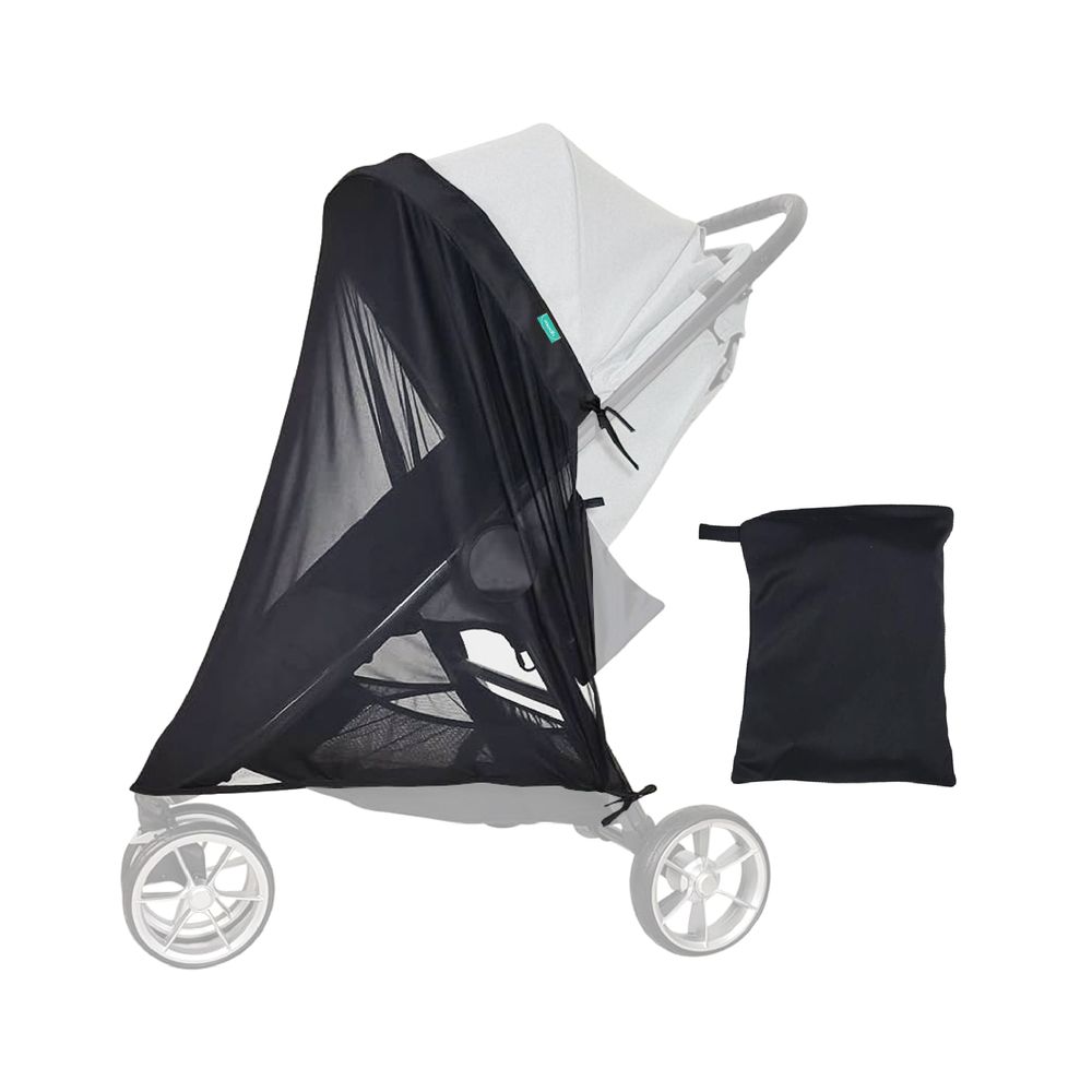Moon - Stroller Sunshade Net - Black