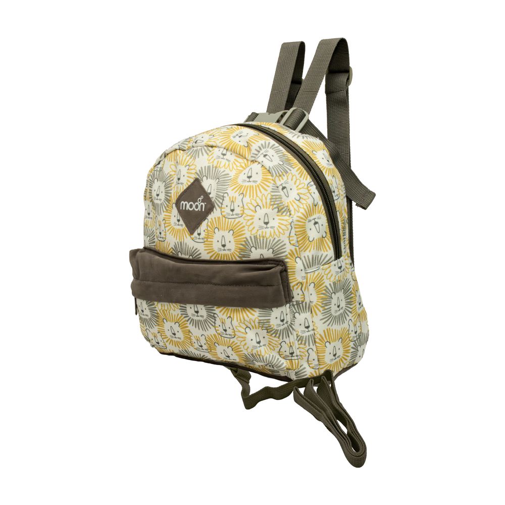 Moon - Toddler Harness Backpack - Lion - 11-inch