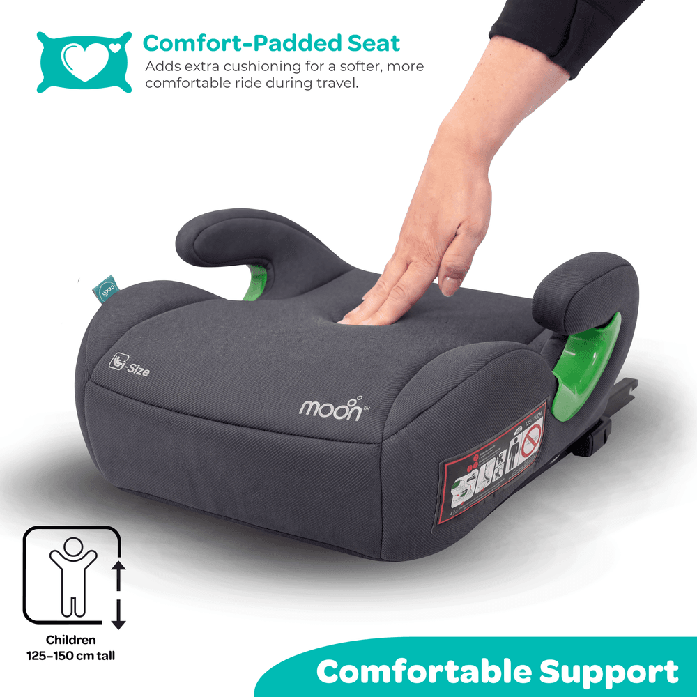 Moon - Elvo FX With Isofix Booster Car Seat - Dark Grey