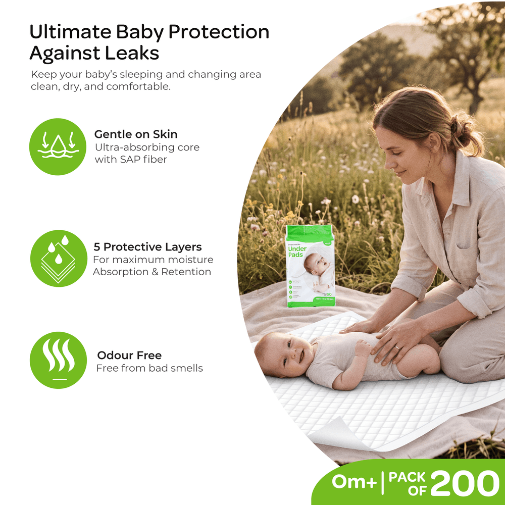 Moon - Disposable Underpads - White - Pack of 200