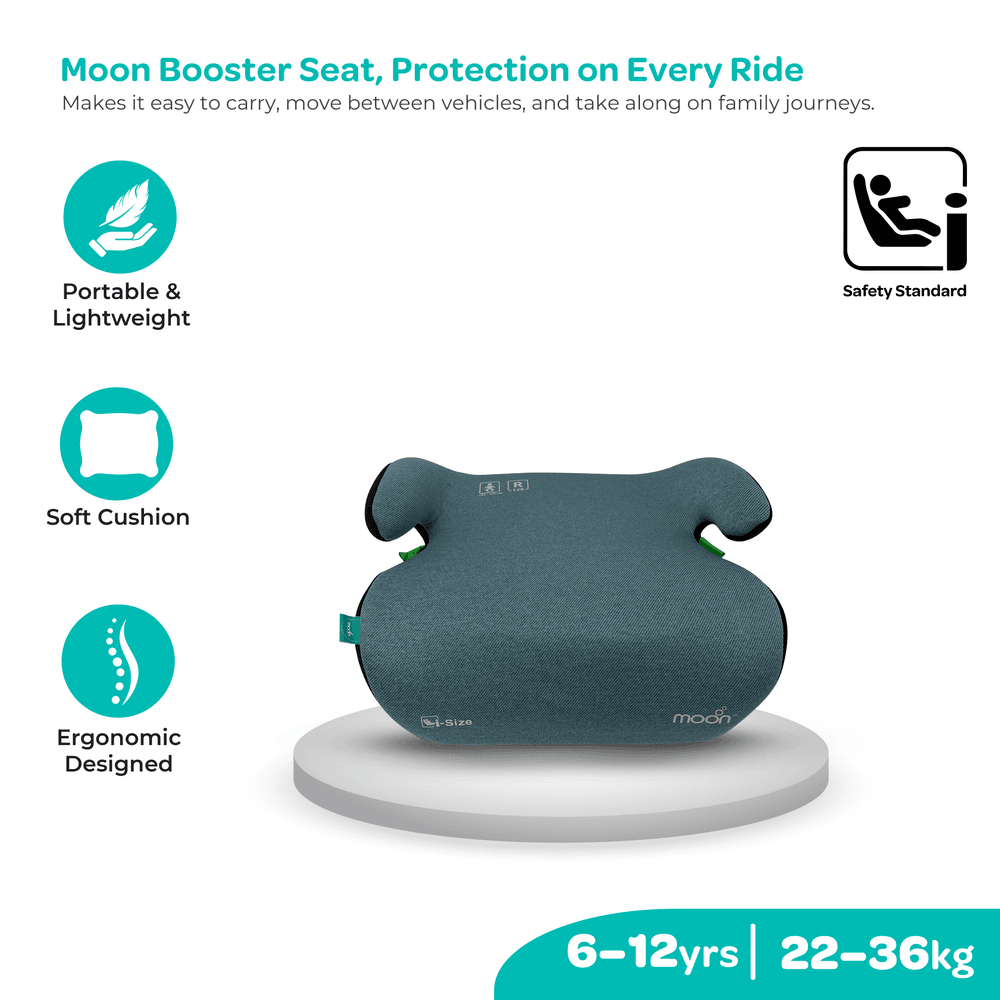 Moon - Elvo Group 3 Booster Car Seat - Green