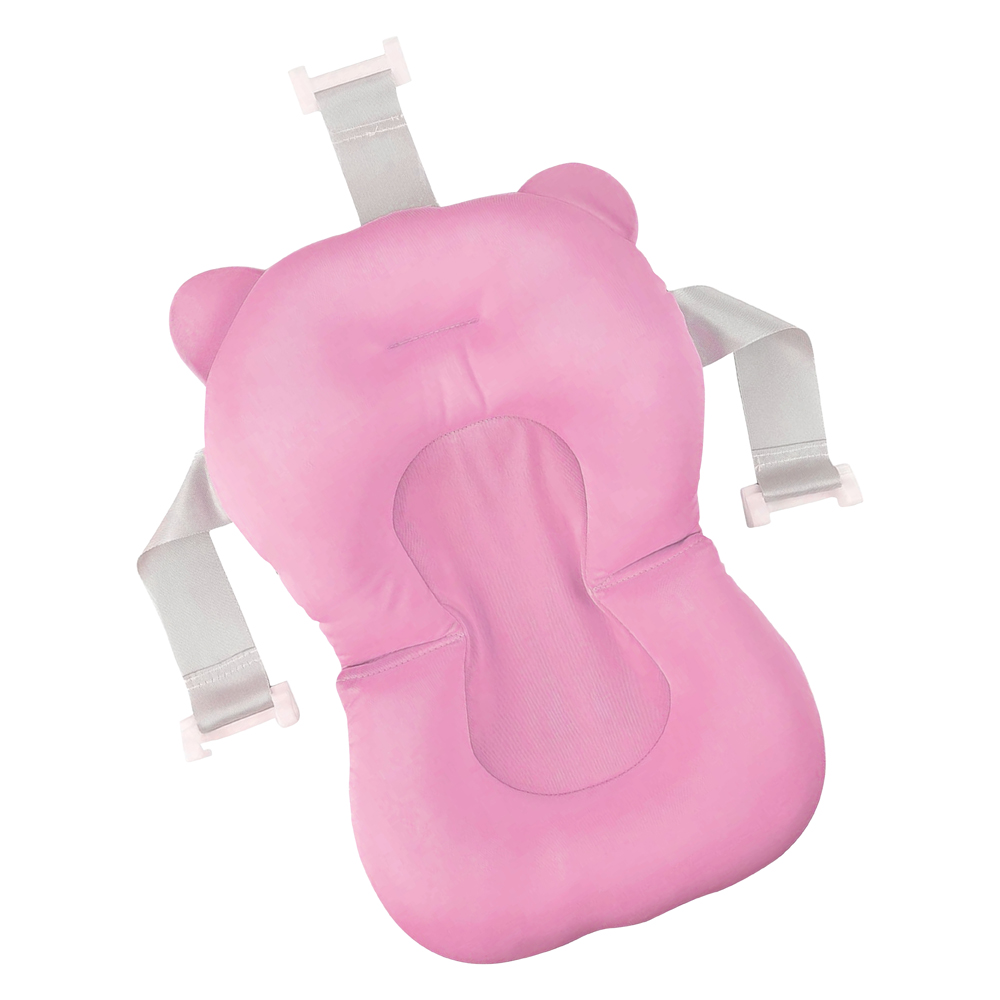 Moon - Baby Wavee Bath Tub With Anti-Slip Bath Pad - Pink