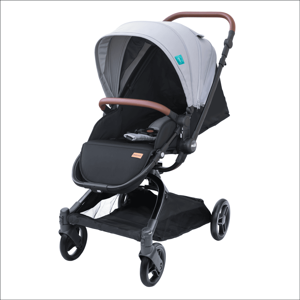 Moon - Riche Reversible Travel Stroller - Grey