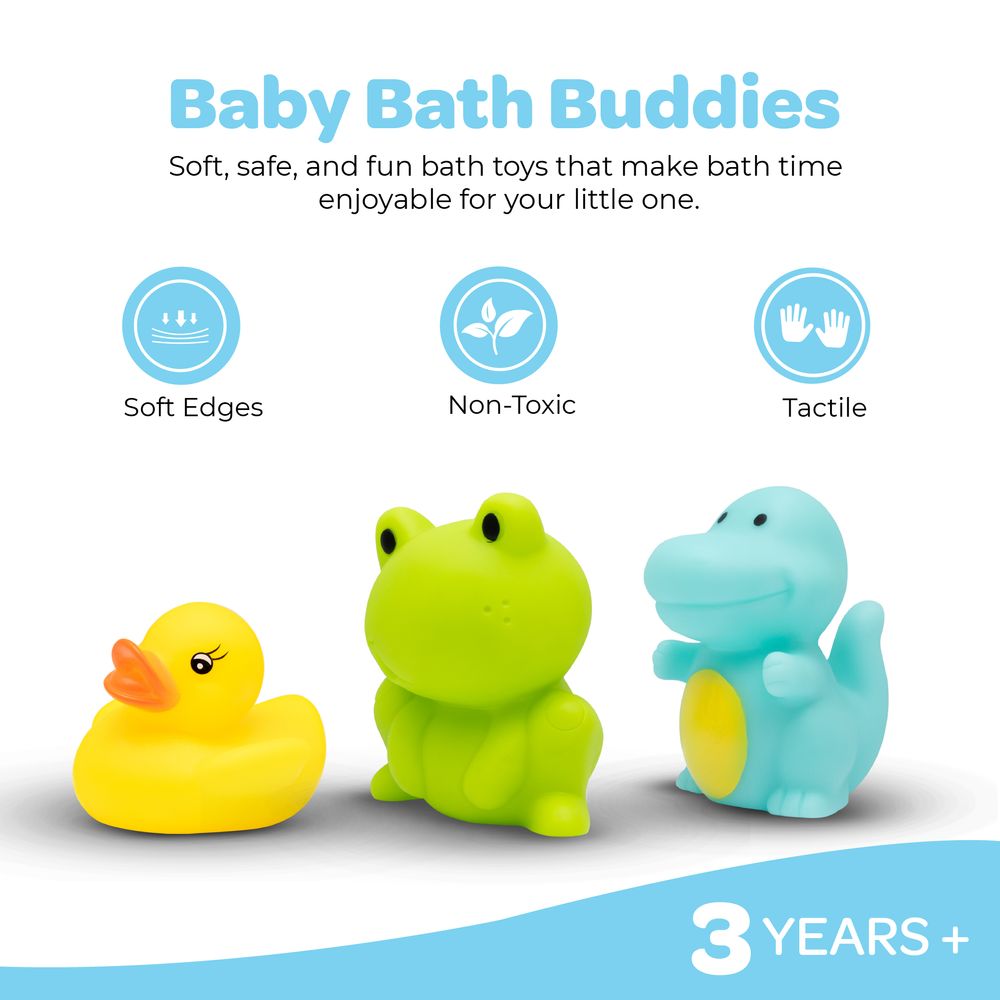 Moon Splash And Play Baby Bath Toys - Pack Of 7