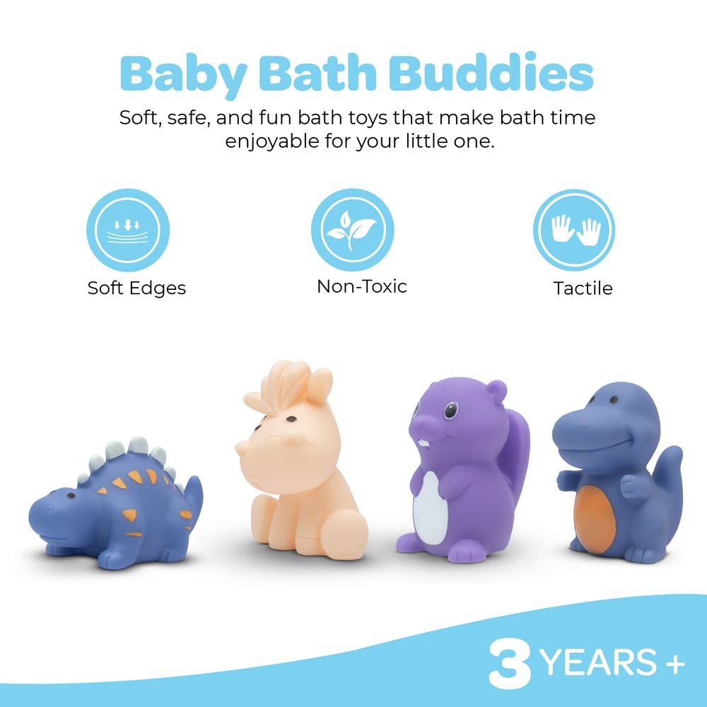 Moon Splash And Play Baby Bath Toys - Pack Of 8