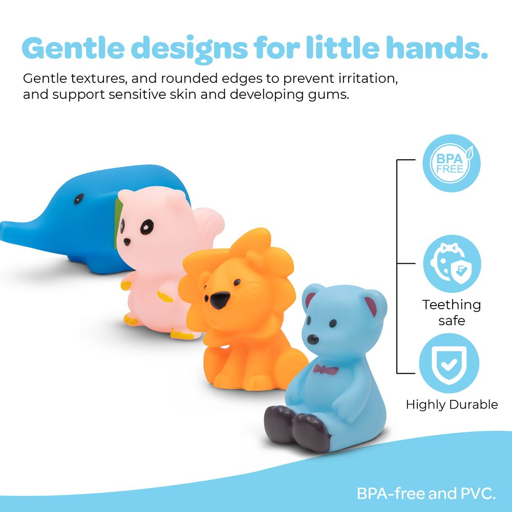 Moon Splash And Play Baby Bath Toys - Pack Of 8