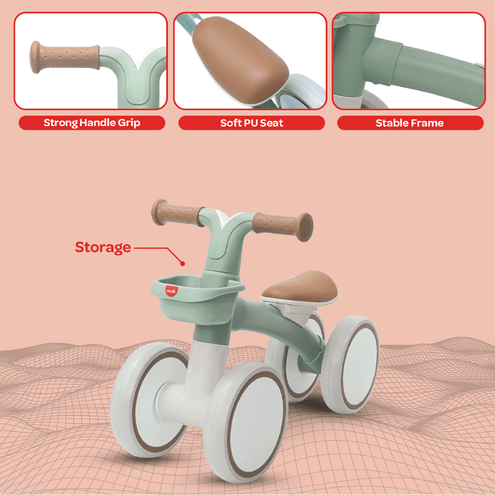 Moon - Glide Baby Balance Bike - Green