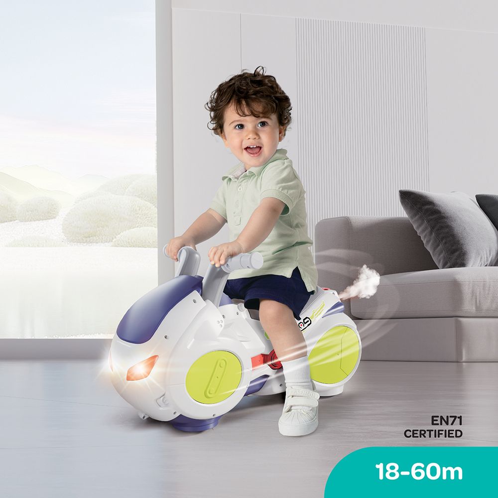Moon - Spacee Drifting Motorcycle Electric Ride-On - Multicolor