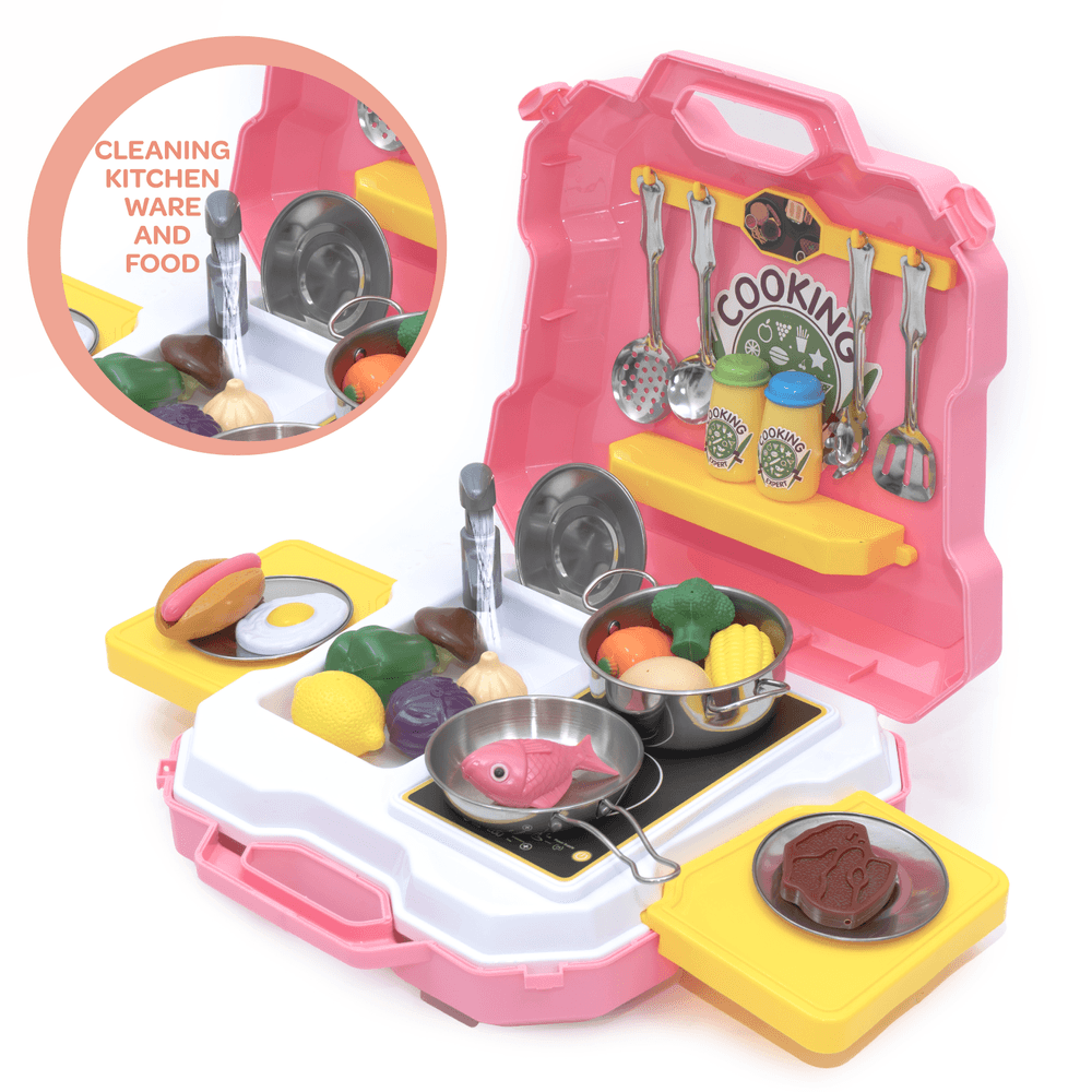 Moon - Kitchen Expert - Junior Chef Stainless Steel Kitchen Cooking Set 35pcs