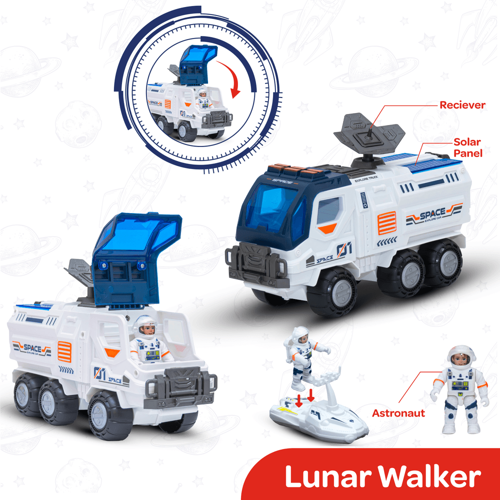 Moon - Ultimate Rocket Ship Space Set - 8Pcs