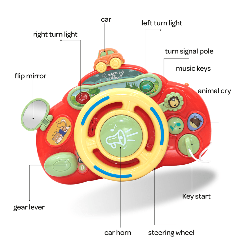 Moon - Toddler Steering Wheel Toy