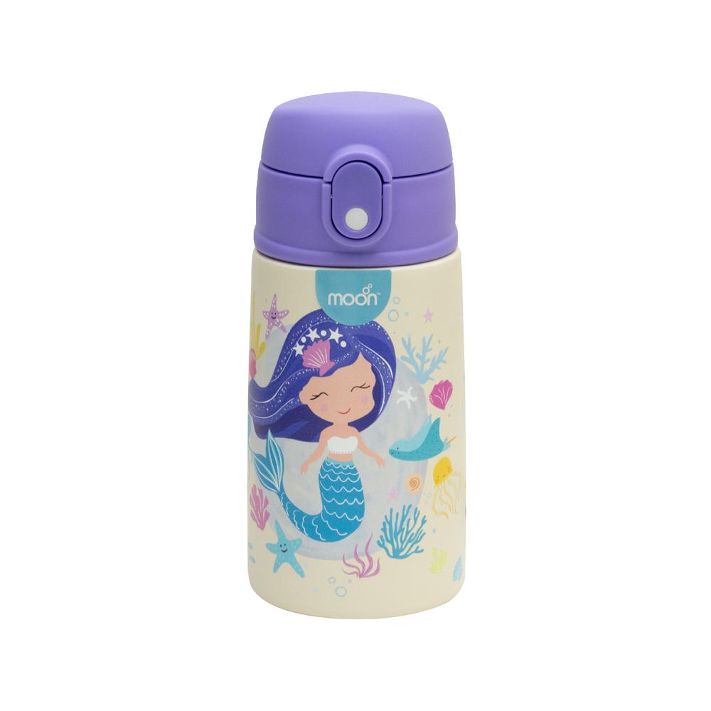 Moon - Kids Insulated Sipper Water Bottle - 350ml - Mermaid