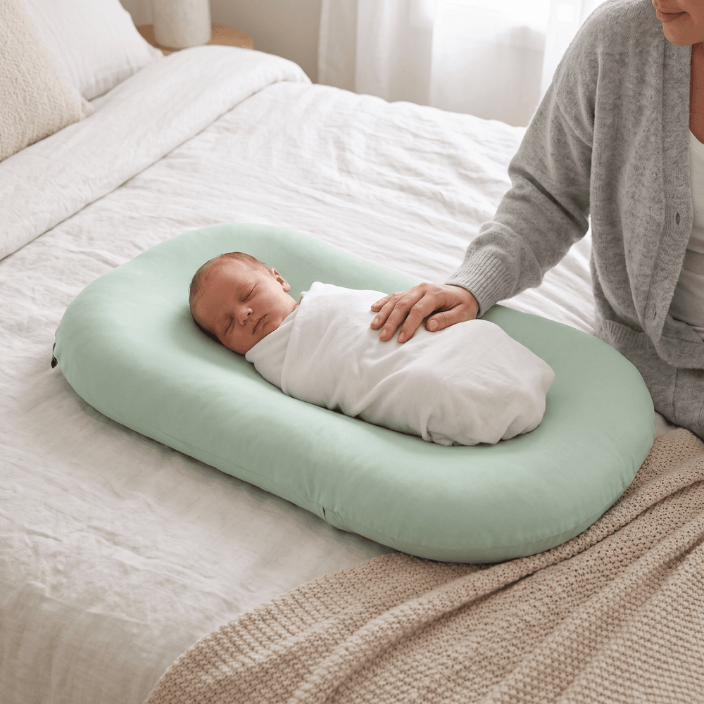 Moon - Baby Lounger & Infant Floor Seat - Blue