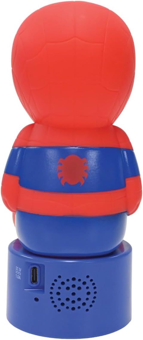 Lexibook - Spiderman Bluetooth Speaker Night Light - Red/Blue