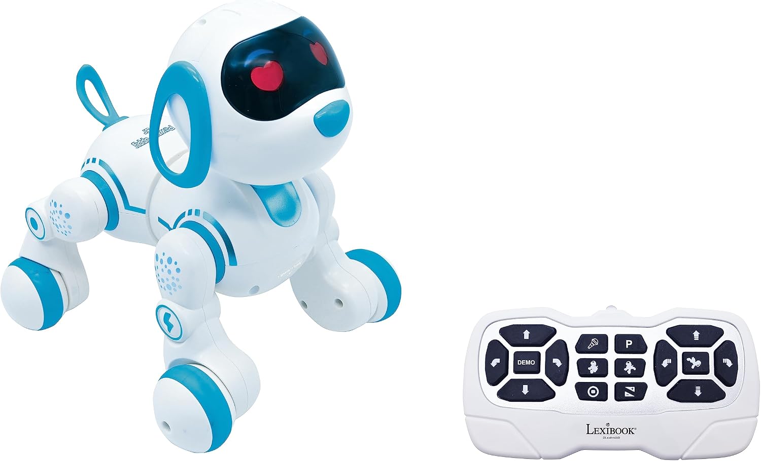 Lexibook - Power Puppy Jr My Little Robot Dog Toy - White/Blue
