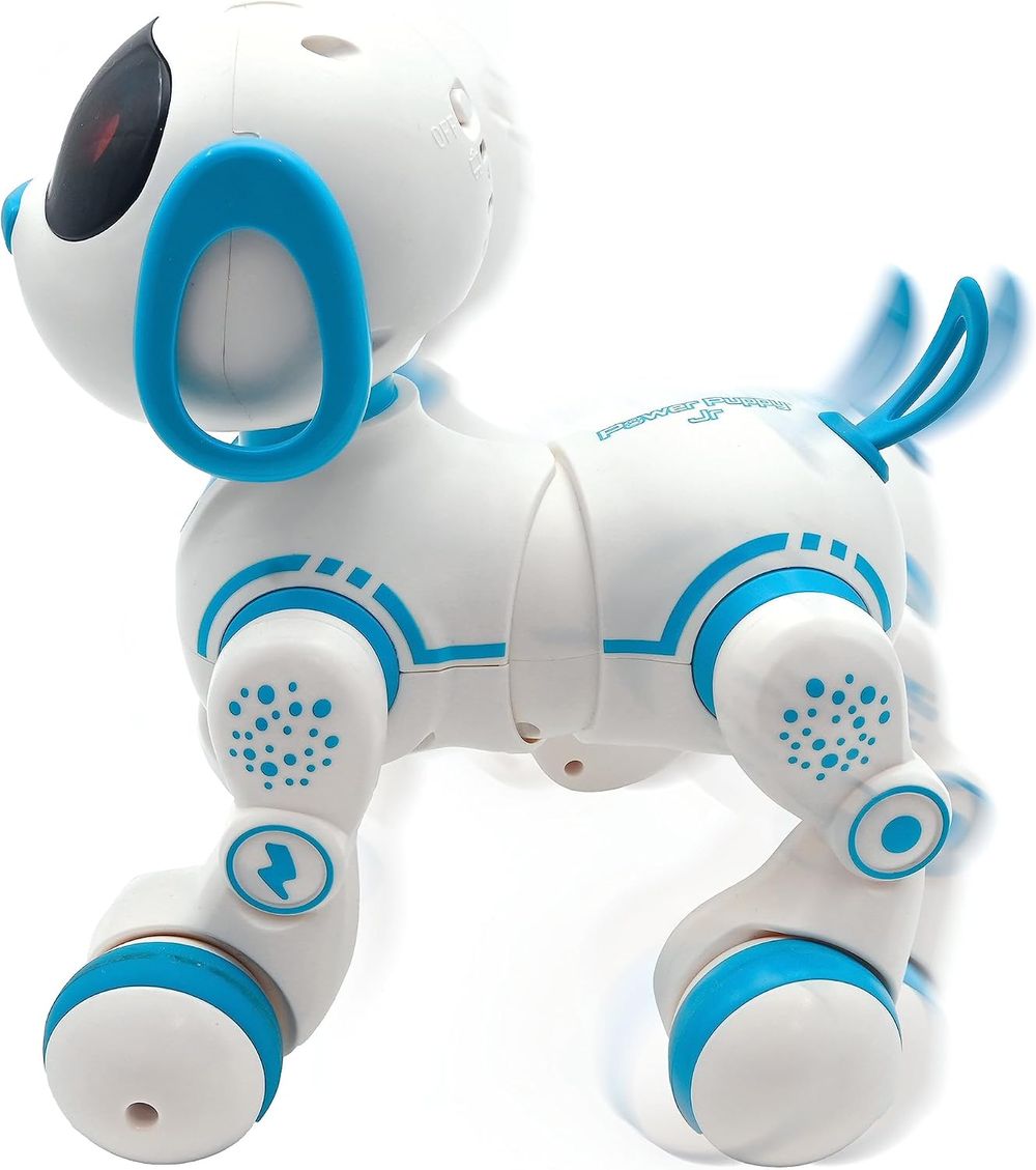 Lexibook - Power Puppy Jr My Little Robot Dog Toy - White/Blue