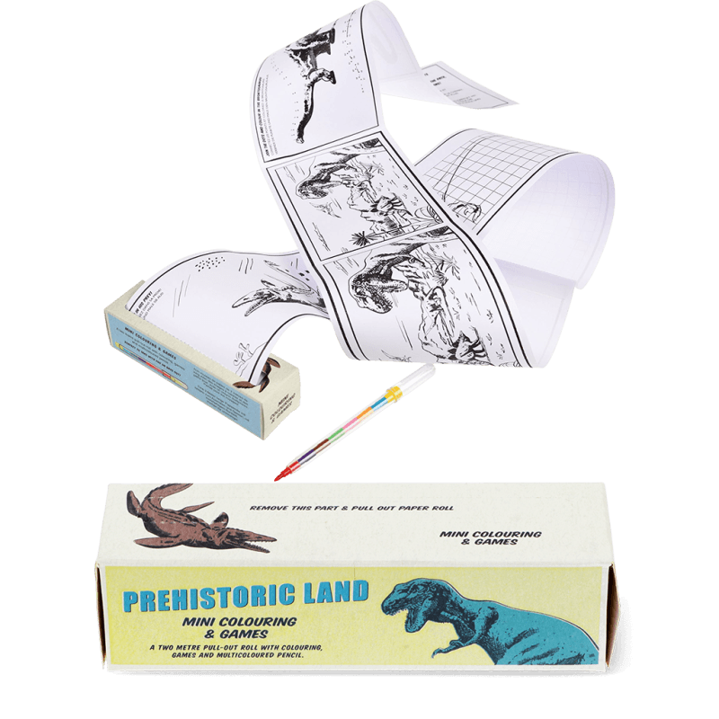 Rex London - Mini Colouring & Games - Prehistoric Land