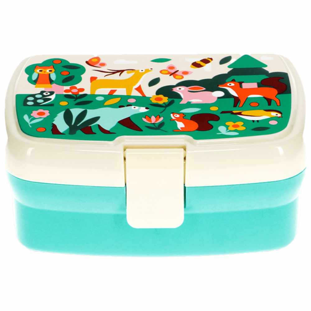 Rex London - Lunch Box With Tray - Woodland