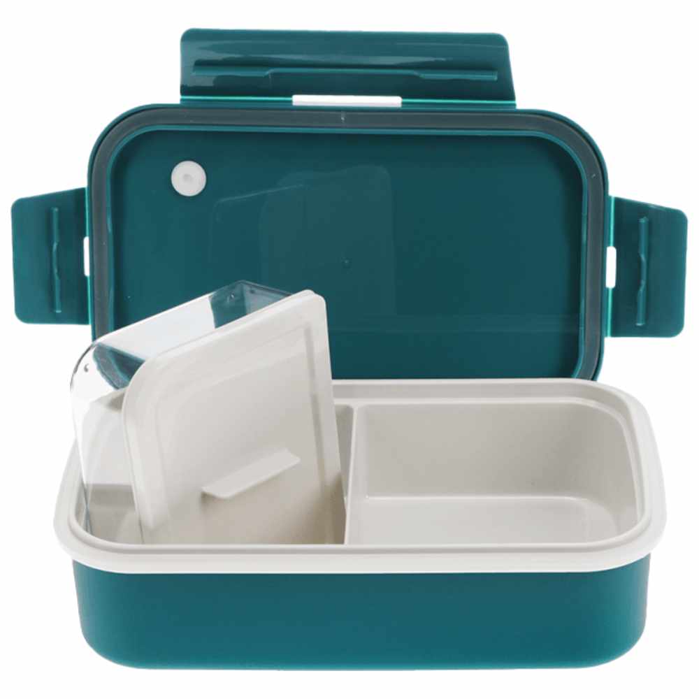 Rex London - Double Wall Lunch Box With Divider - Blue
