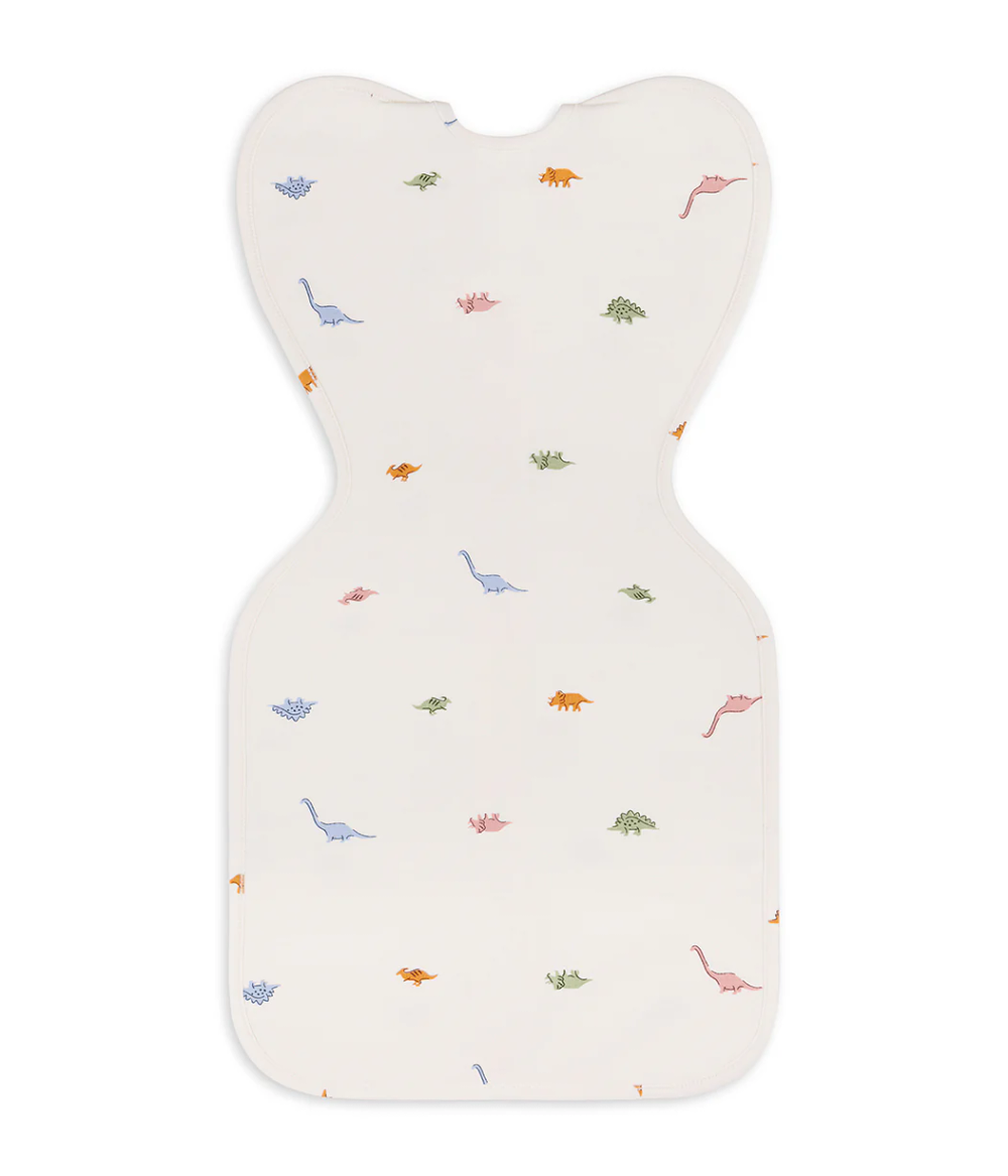 Love To Dream - Swaddle Up 1.0T Stretch Cotton Dinosnore - Cream